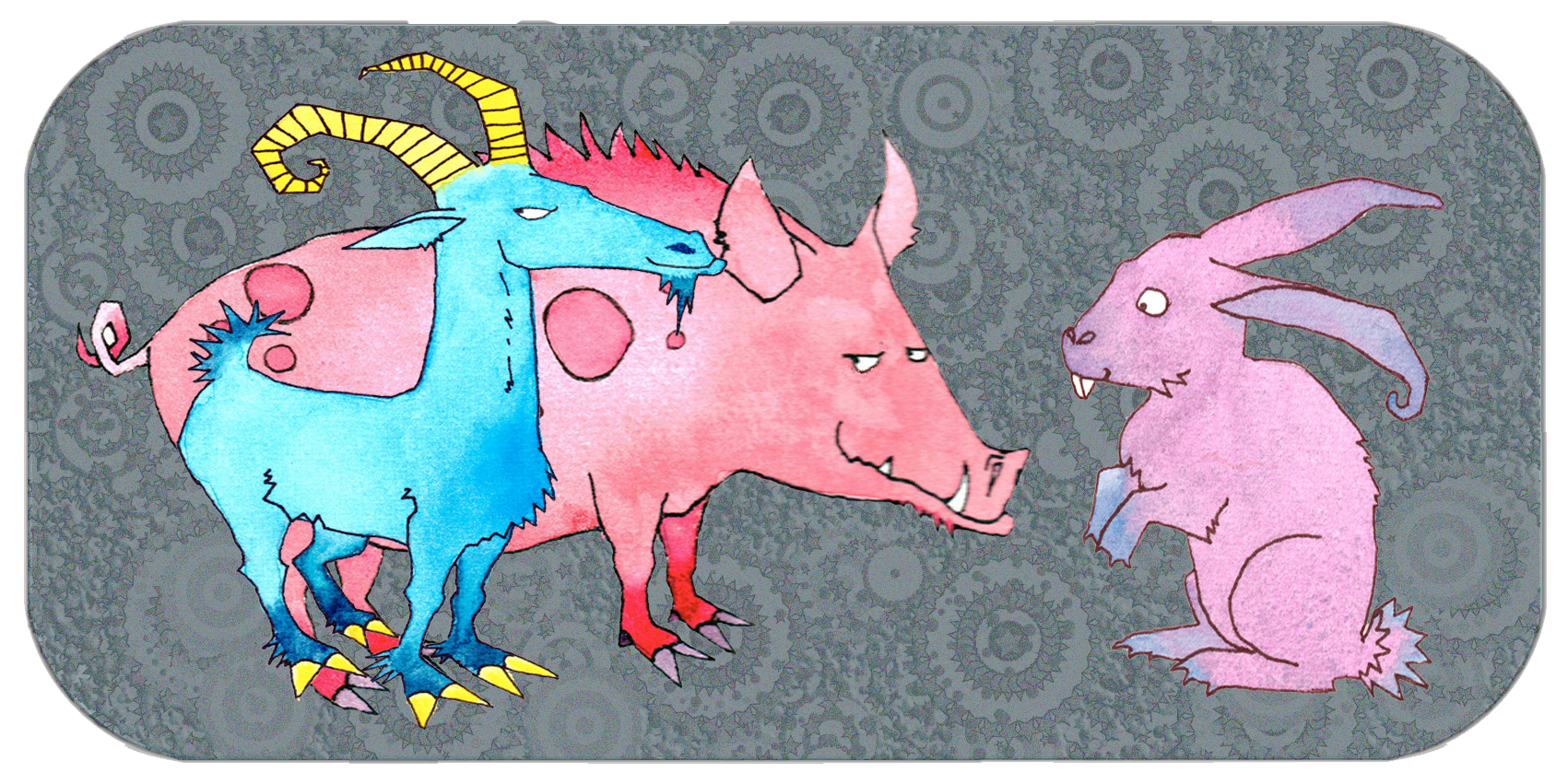 Les quatre groupes compatibles | San He | Lièvre, Chèvre, Cochon